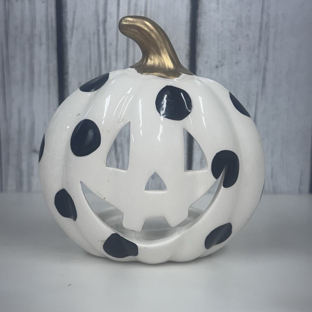 PartyLite GHOULIE JACK O’ LANTERNS Votive Holder Trio Set Of 3 #P93391 - Picture 4 of 8